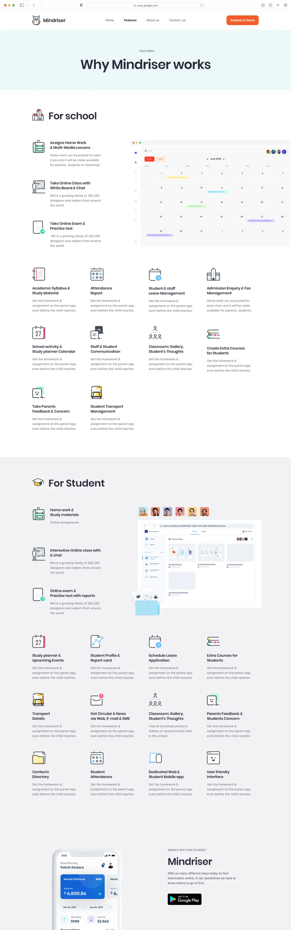 A long-form content page from the Mindriser site.