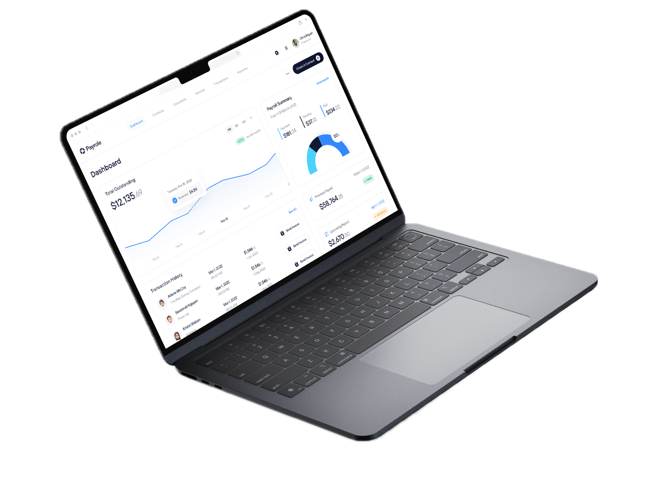 Holon IQ platform on a laptop
